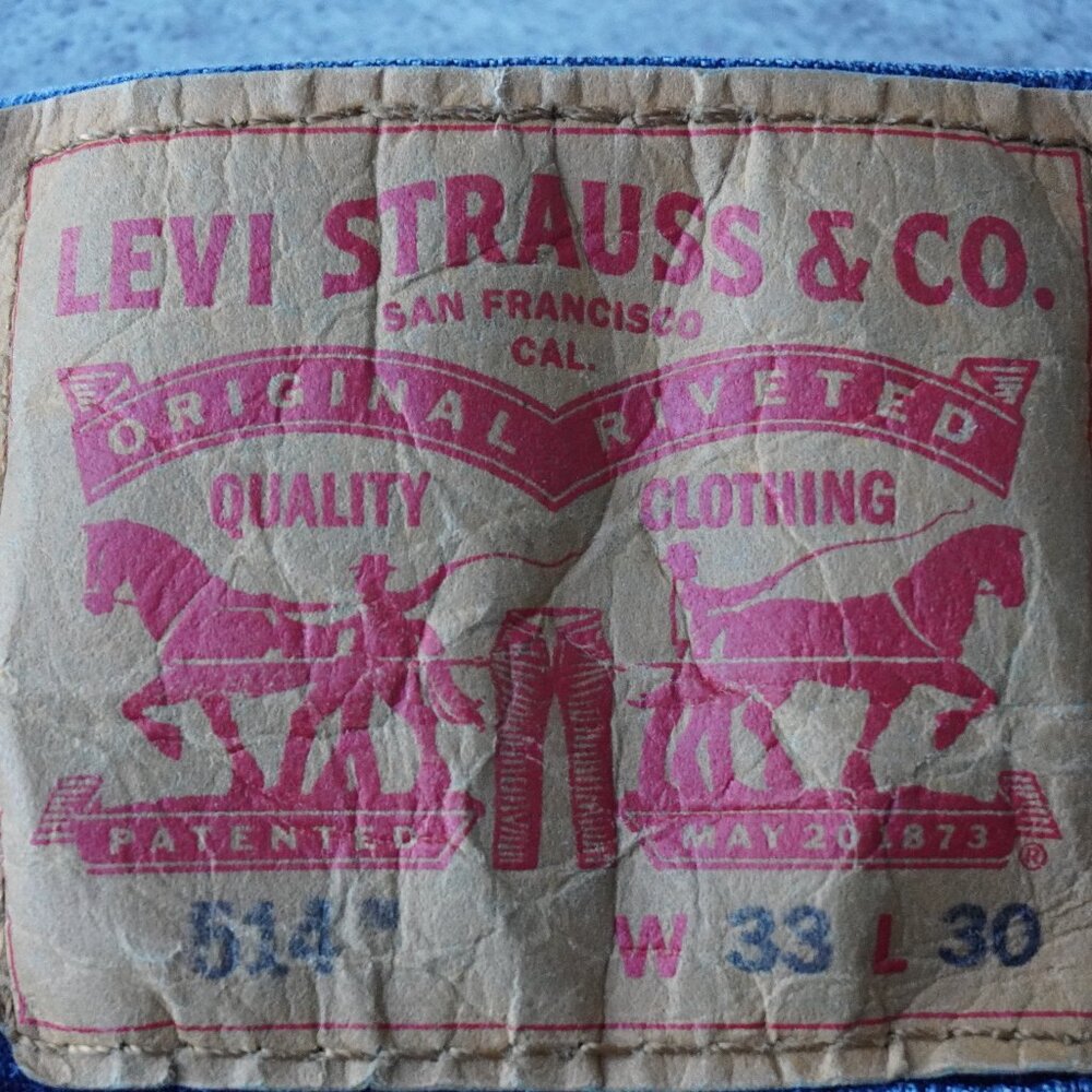 Men’s Straight-Leg Blue Denim Jeans